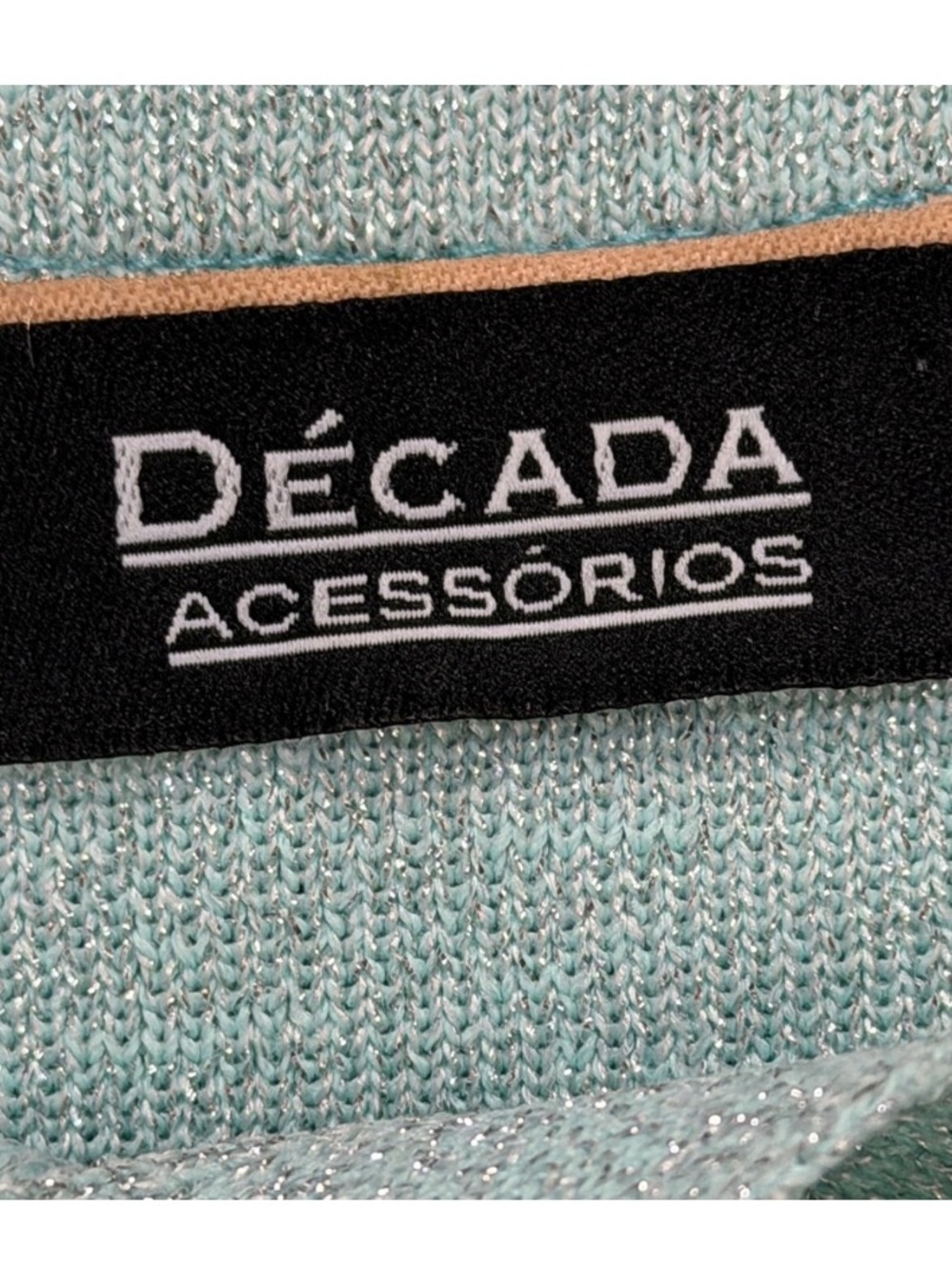 Mint Green Metallic Bandage Top XS Tank Stretch Shimmer Y2K - Picture 5 of 10